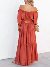 Load image into Gallery viewer, Austin Off Shoulder Maxi Dress
