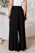 Load image into Gallery viewer, Gillian Smocked Wide Waistband Wide Leg Pants
