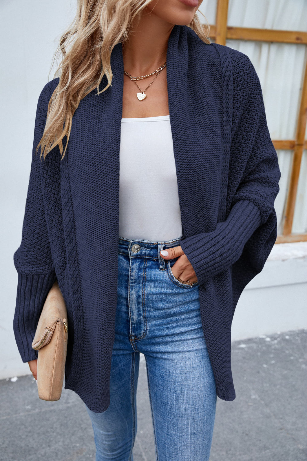 Bayport Open Front Cardigan