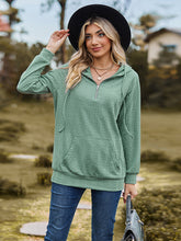 Load image into Gallery viewer, Altoona Quarter Zip Hooded Sweatshirt
